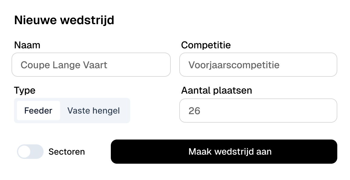 Tournament Creation Interface